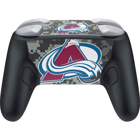 NHL Colorado Avalanche Camo Nintendo Switch 2 (2025) Pro Controller Skin