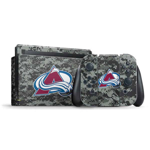 NHL Colorado Avalanche Camo Nintendo Skins