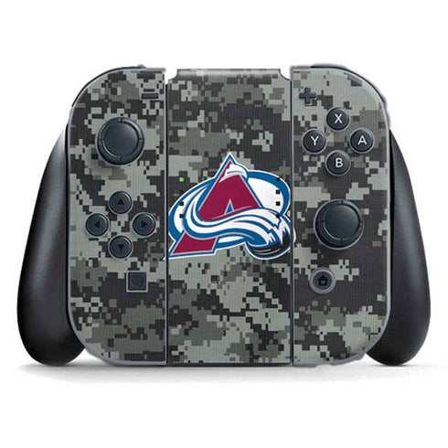 NHL Colorado Avalanche Camo Nintendo Skins