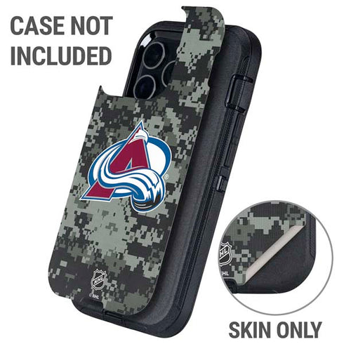 NHL Colorado Avalanche Camo Otterbox Defender iPhone Skin