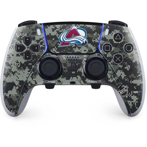NHL Colorado Avalanche Camo PS5 DualSense Edge Pro Controller Skin