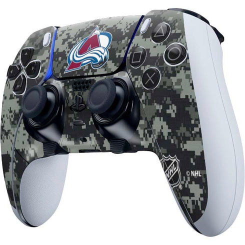 NHL Colorado Avalanche Camo PS5 DualSense Edge Pro Controller Skin
