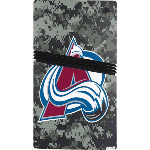 NHL Colorado Avalanche Camo PS5 Pro Console Skin