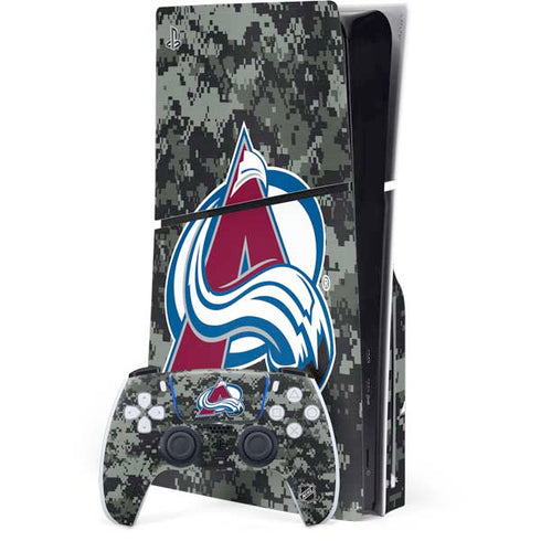 NHL Colorado Avalanche Camo PlayStation PS5 Skins