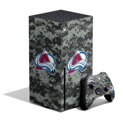 NHL Colorado Avalanche Camo Xbox Series X Skins