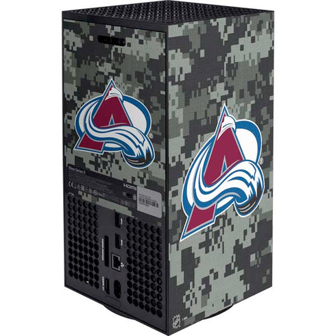 NHL Colorado Avalanche Camo XBox Series X Digital Edition Bundle Skin
