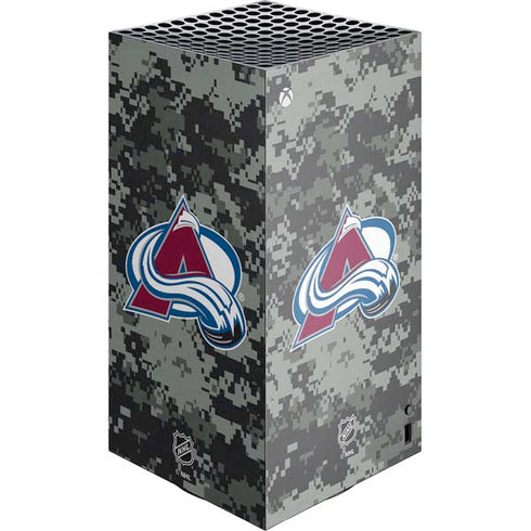 NHL Colorado Avalanche Camo XBox Series X Digital Edition Console Skin