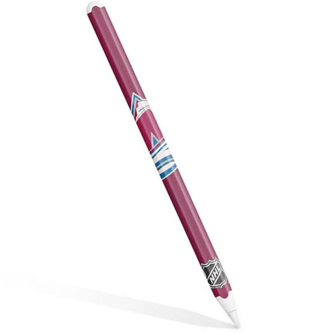 NHL Colorado Avalanche Distressed Apple Pencil (2nd Gen 2019) Skin