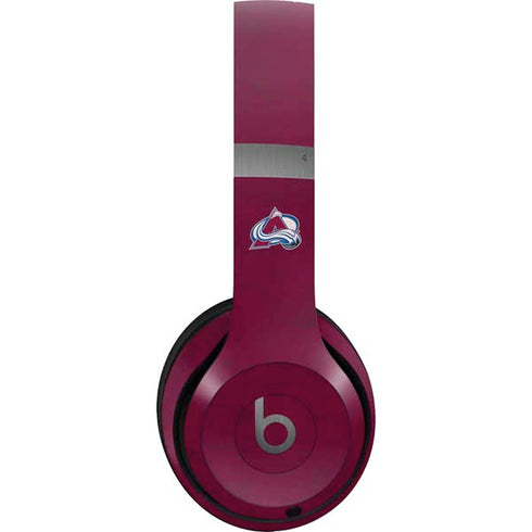 NHL Colorado Avalanche Distressed Beats Solo 4 Wireless Headphones Skin