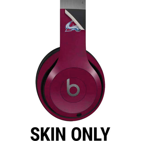 NHL Colorado Avalanche Distressed Beats Solo 4 Wireless Headphones Skin