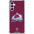 NHL Colorado Avalanche Distressed Galaxy A16 5G Clear Case