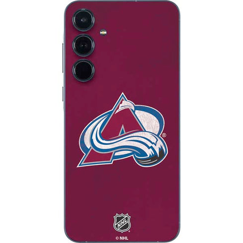 NHL Colorado Avalanche Distressed Galaxy A35 5G Skin