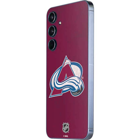 NHL Colorado Avalanche Distressed Galaxy A35 5G Skin