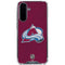 NHL Colorado Avalanche Distressed Galaxy A36 5G Clear Case