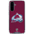 NHL Colorado Avalanche Distressed Galaxy A36 5G Clear Case