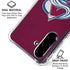 NHL Colorado Avalanche Distressed Galaxy A36 5G Clear Case