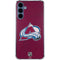 NHL Colorado Avalanche Distressed Galaxy A55 5G Clear Case