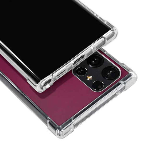 NHL Colorado Avalanche Distressed Galaxy S23 Ultra Clear Case