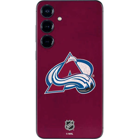 NHL Colorado Avalanche Distressed Galaxy S25 Skin