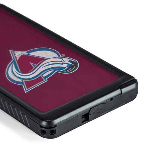 NHL Colorado Avalanche Distressed Galaxy S24 Ultra Waterproof Case