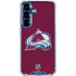 NHL Colorado Avalanche Distressed Galaxy S25 FE Clear Case