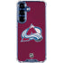 NHL Colorado Avalanche Distressed Galaxy S25 Plus Clear Case