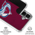 NHL Colorado Avalanche Distressed Galaxy S26 Clear Case