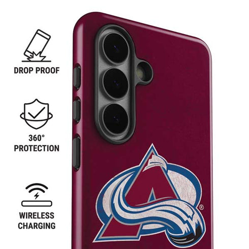 NHL Colorado Avalanche Distressed Galaxy S26 Impact Case
