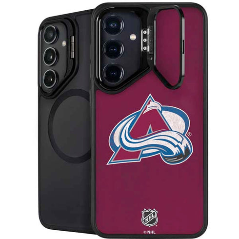 NHL Colorado Avalanche Distressed Galaxy S26 Plus Kickstand Case