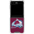 NHL Colorado Avalanche Distressed Galaxy Z Flip6 Clear Case