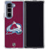 NHL Colorado Avalanche Distressed Galaxy Z Fold5 5G Clear Case
