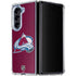 NHL Colorado Avalanche Distressed Galaxy Z Fold5 5G Clear Case