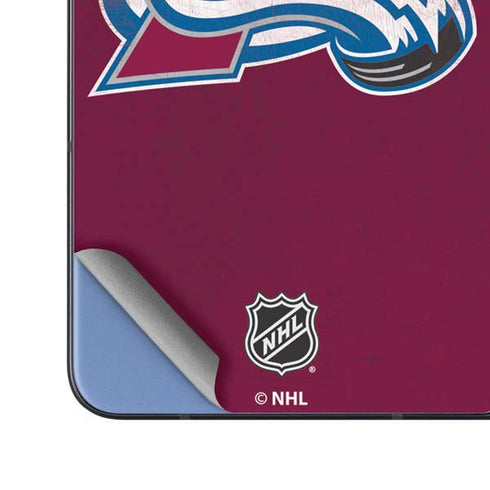 NHL Colorado Avalanche Distressed Galaxy Z Fold5 5G Skin