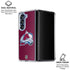 NHL Colorado Avalanche Distressed Galaxy Z Fold6 Clear Case