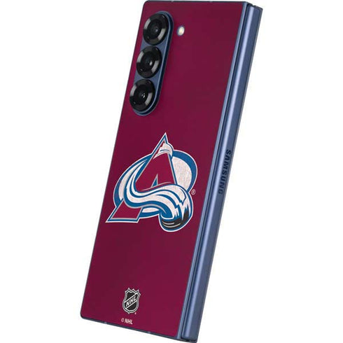 NHL Colorado Avalanche Distressed Galaxy Z Fold6 Skin