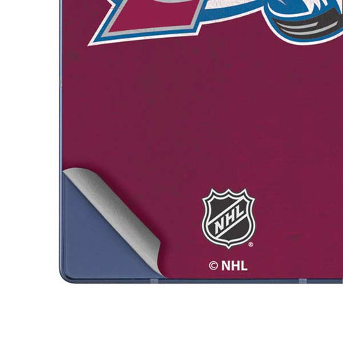NHL Colorado Avalanche Distressed Galaxy Z Fold6 Skin
