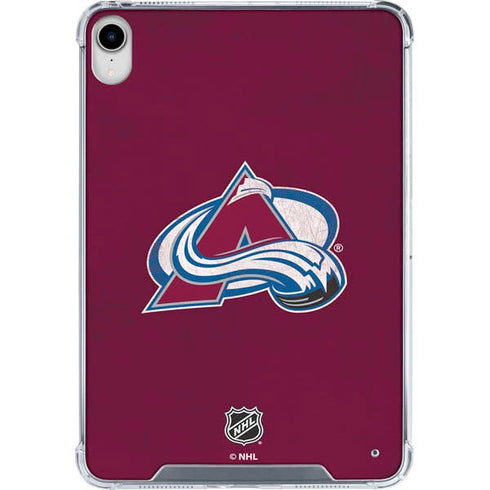 NHL Colorado Avalanche Distressed iPad 11th Gen (2025) Clear Case