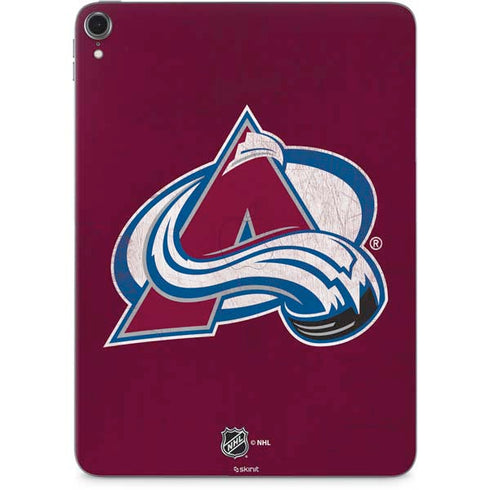 NHL Colorado Avalanche Distressed Apple iPad Pro Skin