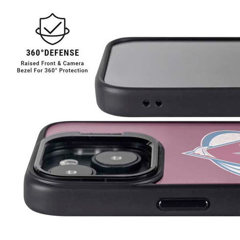 NHL Colorado Avalanche Distressed iPhone 13 Kickstand Case