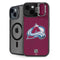 NHL Colorado Avalanche Distressed iPhone 14 Plus Kickstand Case