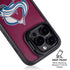 NHL Colorado Avalanche Distressed iPhone 14 Pro Max Kickstand Case