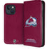 NHL Colorado Avalanche Distressed iPhone 15 Plus Folio Case