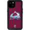 NHL Colorado Avalanche Distressed iPhone 15 Plus Waterproof Case