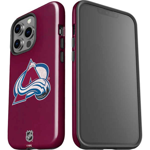 NHL Colorado Avalanche Distressed iPhone 15 Pro Impact Case