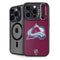 NHL Colorado Avalanche Distressed iPhone 15 Pro Max Kickstand Case