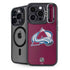 NHL Colorado Avalanche Distressed iPhone 15 Pro Max Kickstand Case