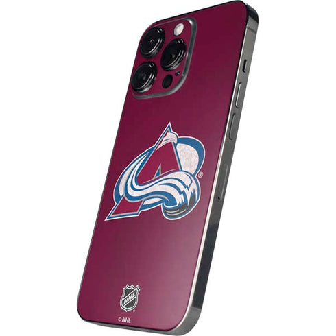 NHL Colorado Avalanche Distressed iPhone 15 Pro Max Skin