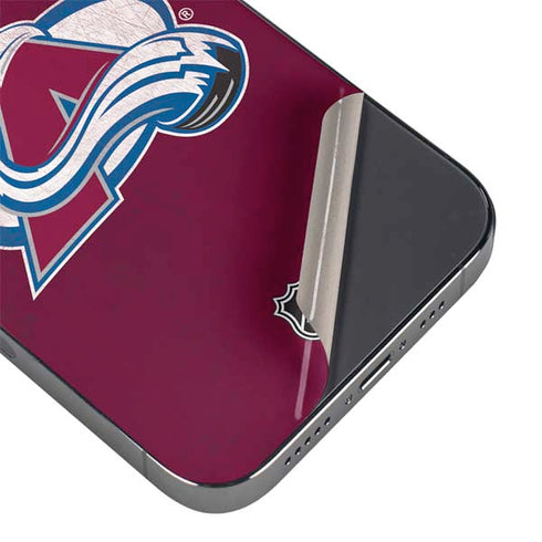 NHL Colorado Avalanche Distressed iPhone 15 Pro Max Skin