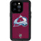 NHL Colorado Avalanche Distressed iPhone 15 Pro Waterproof Case