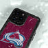 NHL Colorado Avalanche Distressed iPhone 15 Pro Waterproof Case